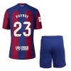 Original Trikotsatz FC Barcelona Kounde 23 Heimtrikot 2023-24 Für Kinder